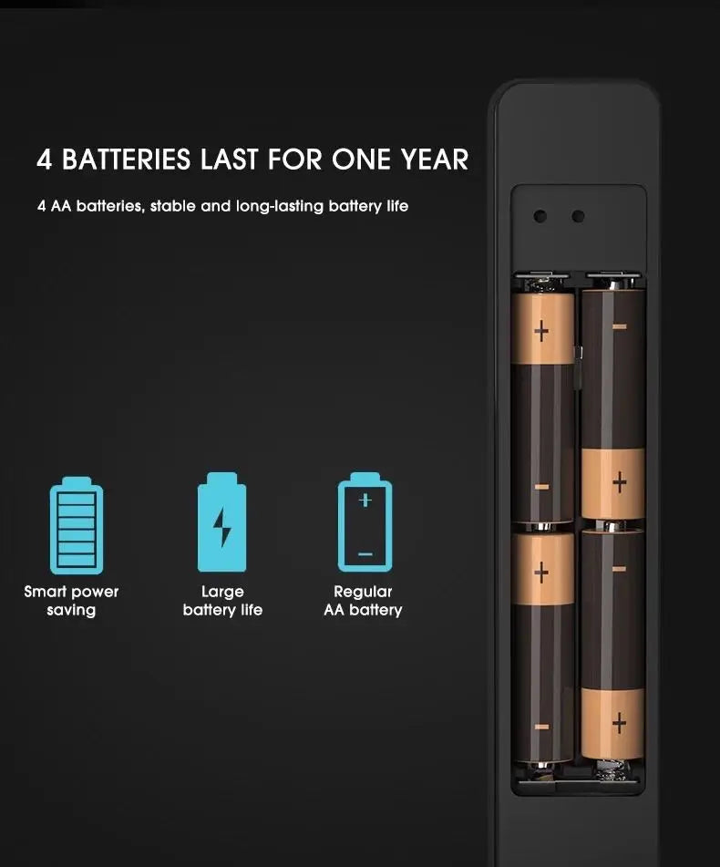 Smart Door Fingerprint Handle Lock Password Waterproof Intelligent Lock with WIFI Zigbee Tuya or TLock Smart Lock