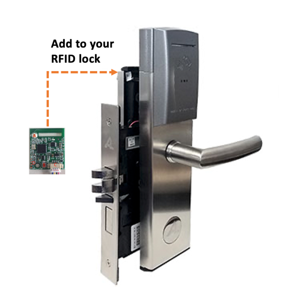Room Door BLE Upgrade Module for Upgrade Existing Locks