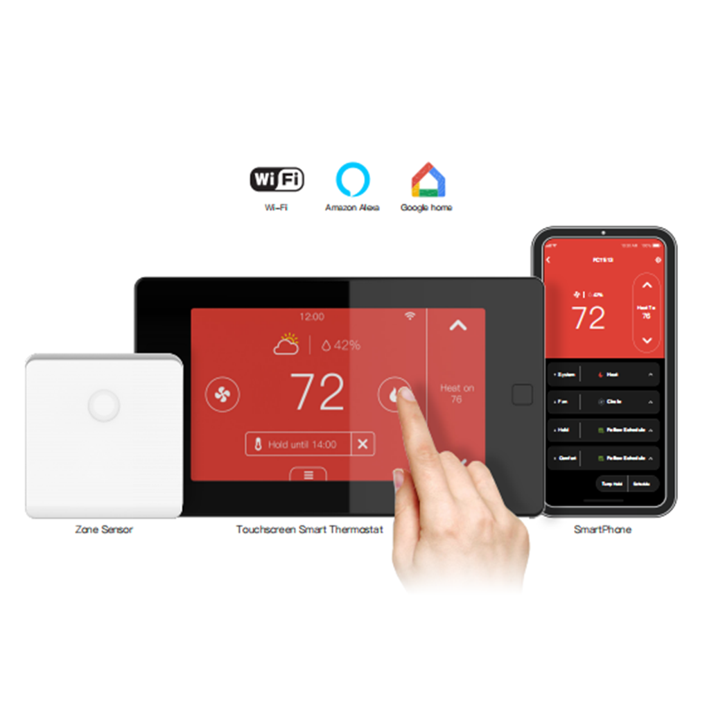 DPC Thermostat Smart Temperature Control System Heat, Cool, Auto