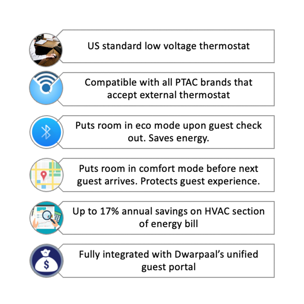 DPC Thermostat Smart Temperature Control System Heat, Cool, Auto
